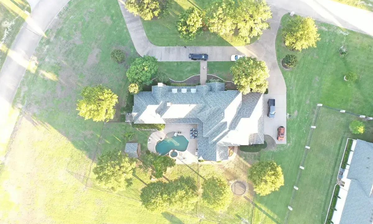 New shingle roof installation on a home in Leon Valley